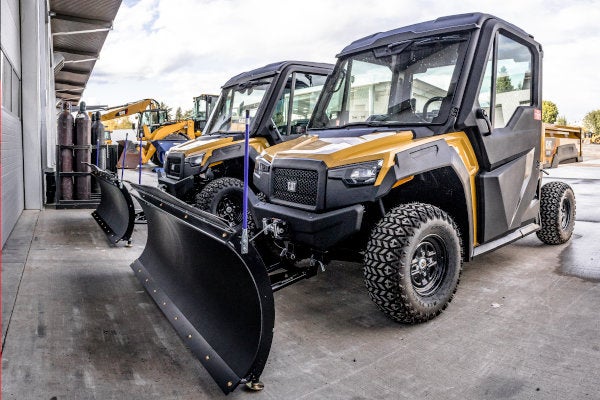 Cat UTVs for Snow Removal